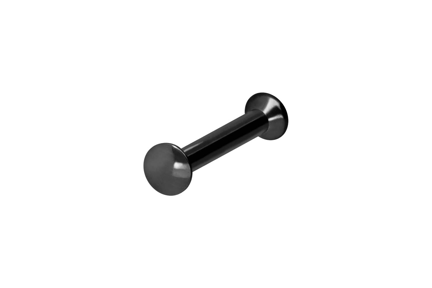 Titan Triple Piercing Mini Labret mit Innengewinde FLAT-DISC